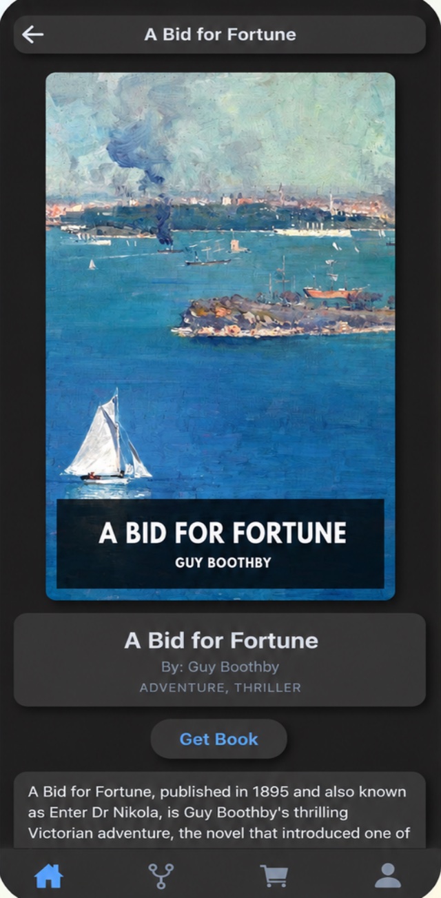 Book detail page for A Bid for Fortune by Guy Boothby